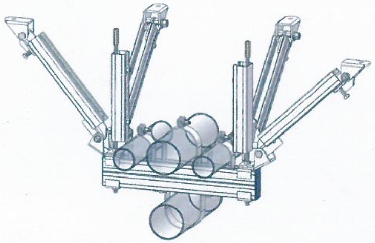 綜合管道雙向剛性抗震支吊架(圖1)